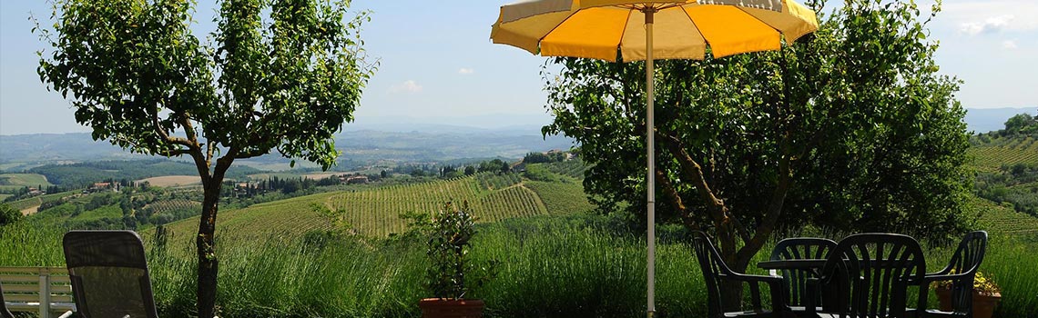 Hotel à San Gimignano avec merveilleuse vue panoramique