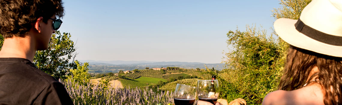 Hotel con jardín en San Gimignano Toscana