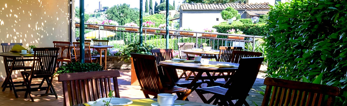 Hôtel avec petit-déjeuner San Gimignano Toscane