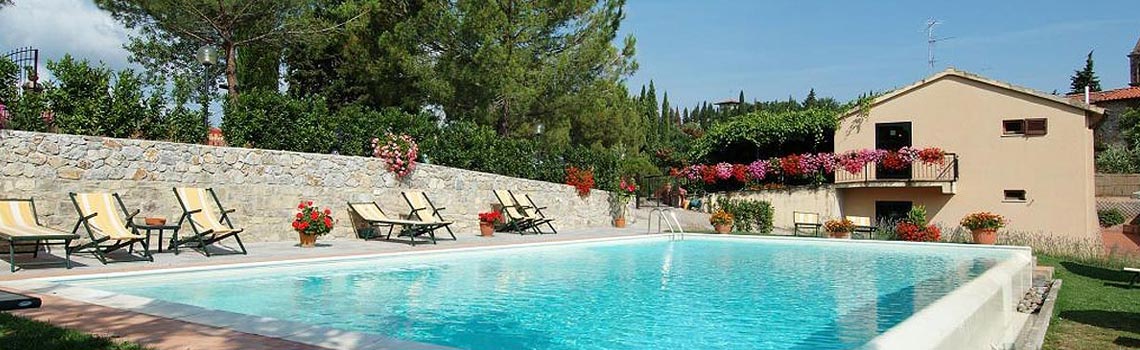 Hotel con piscina en San Gimignano
