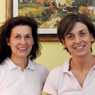 Paola e Roberta Milanesi dell'Hotel San Michele a San Gimignano