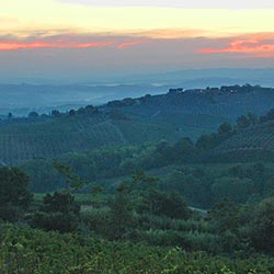 Mittelalterliches Dorf San Gimignano in der Toskana